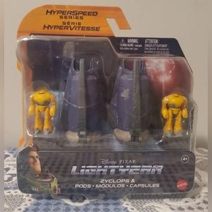 2022 Disney Pixar Lightyear Movie Zyclops and Pods Hyperspeed Series  Mattel NEW